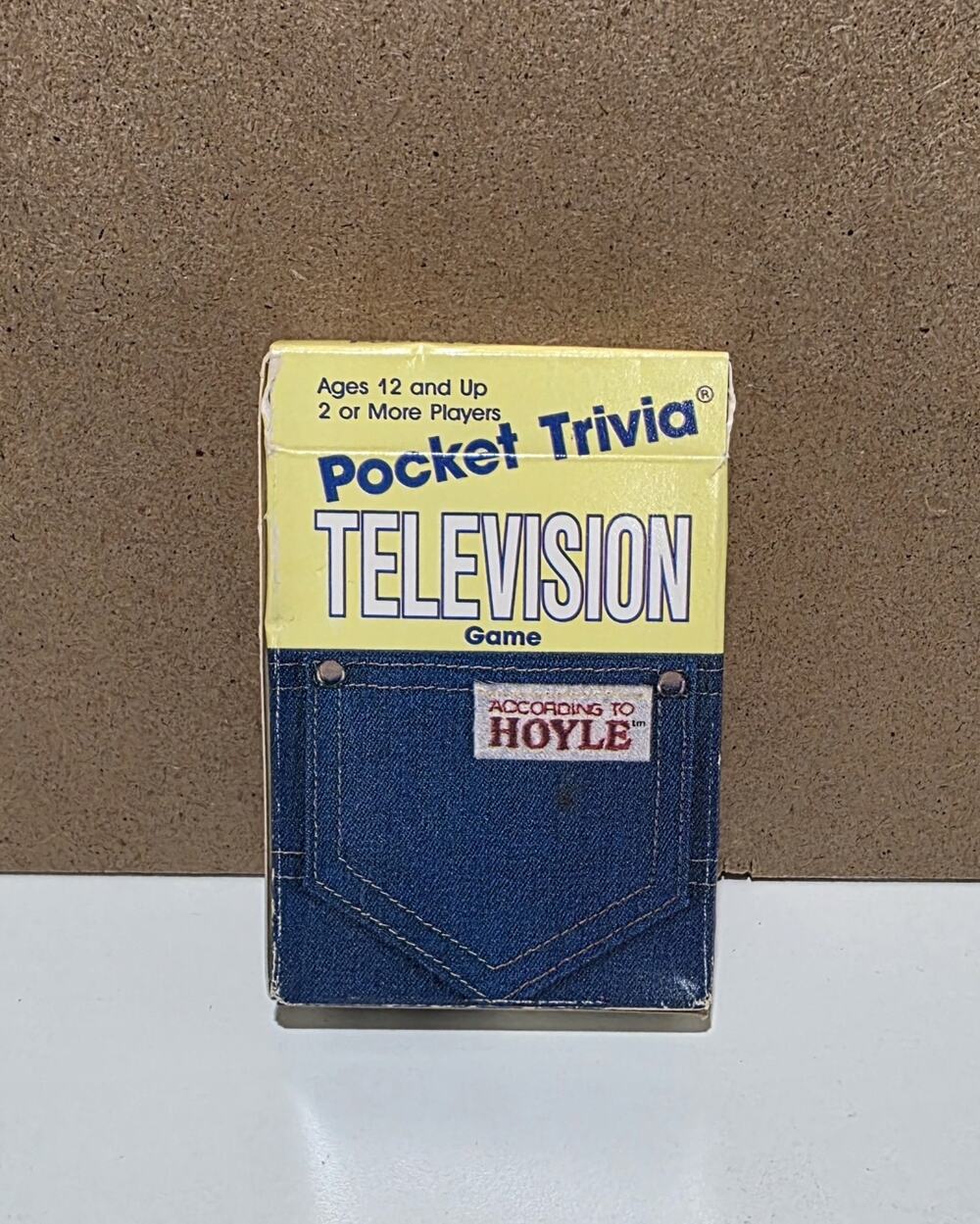 Vintage HOYLE 1984 Card Game POCKET TRIVIA Movie Trivia Game Series 1